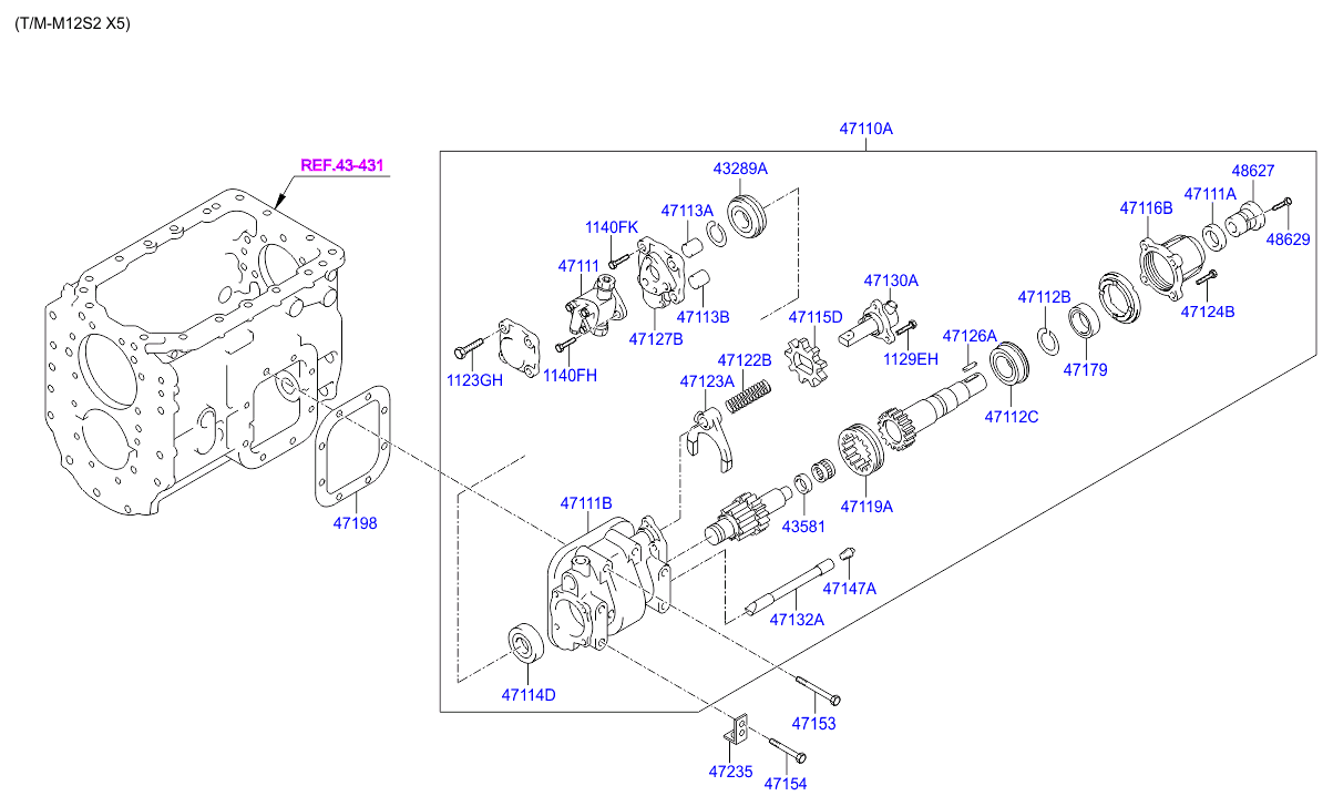 PROPELLER SHAFT (TANDEM)