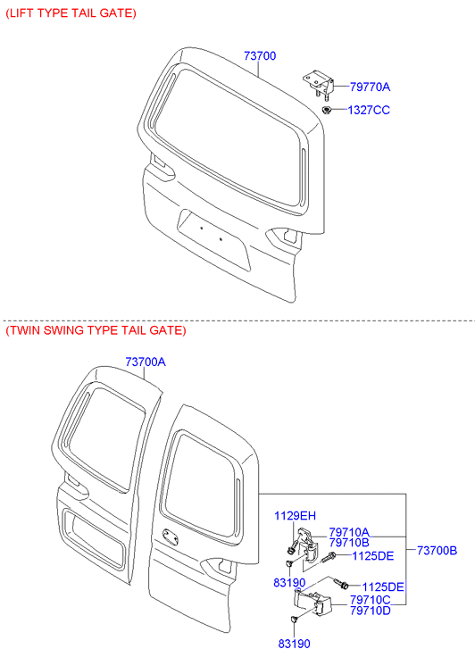 PANEL - REAR DOOR