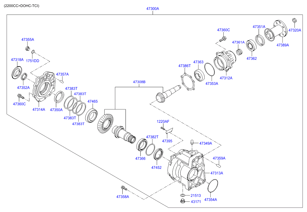 DRIVE SHAFT (REAR)