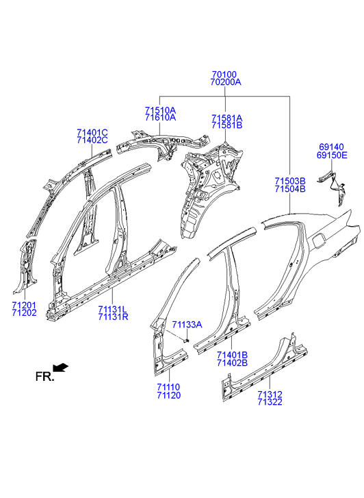 PANEL - REAR DOOR