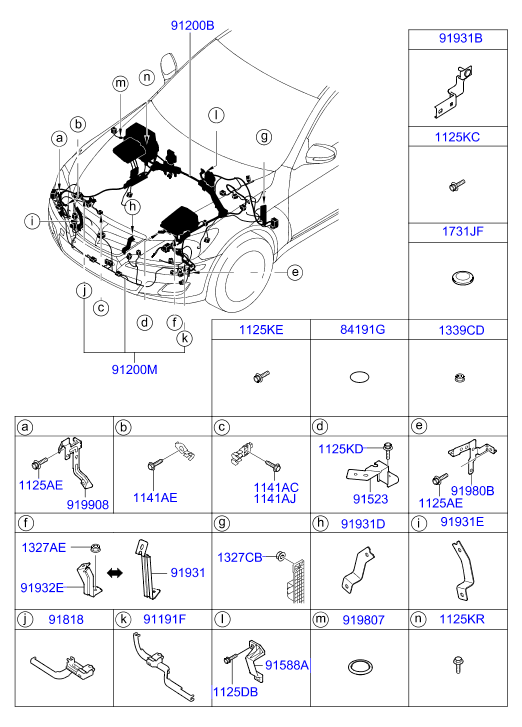 A/C SYSTEM - COOLER LINE, FRONT