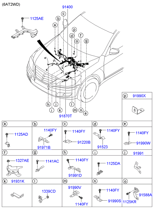 A/C SYSTEM - COOLER LINE, FRONT