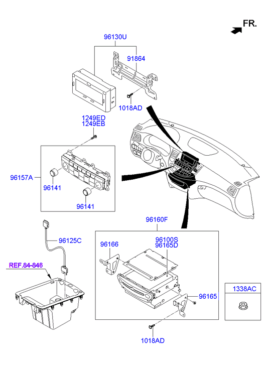 A/C SYSTEM - COOLER LINE, FRONT