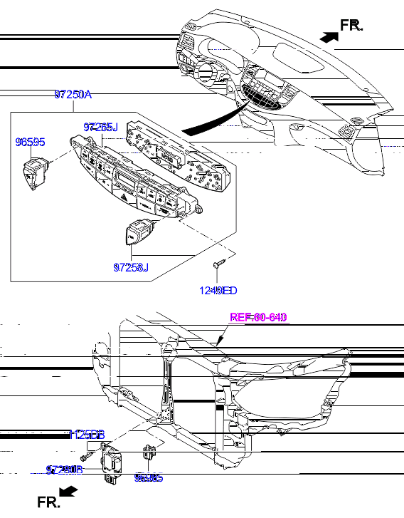 A/C SYSTEM - COOLER LINE, FRONT