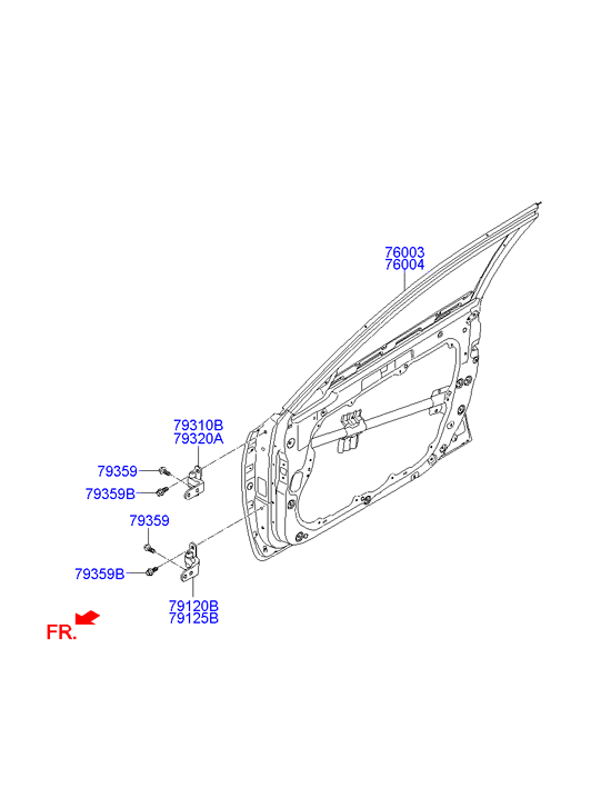 PANEL - REAR DOOR