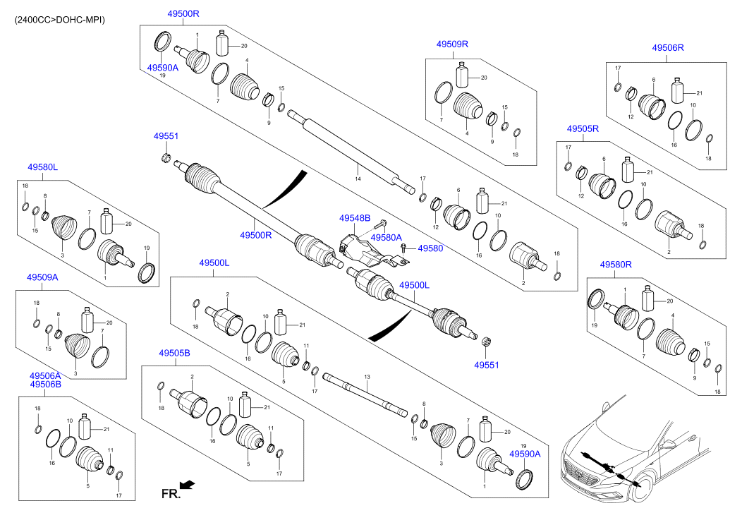 DRIVE SHAFT (FRONT)