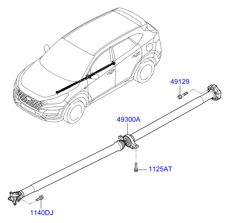 DRIVE SHAFT (REAR)