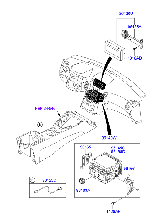 A/C SYSTEM - COOLER LINE, FRONT