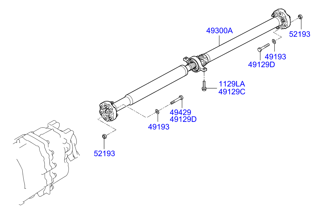 DRIVE SHAFT - REAR