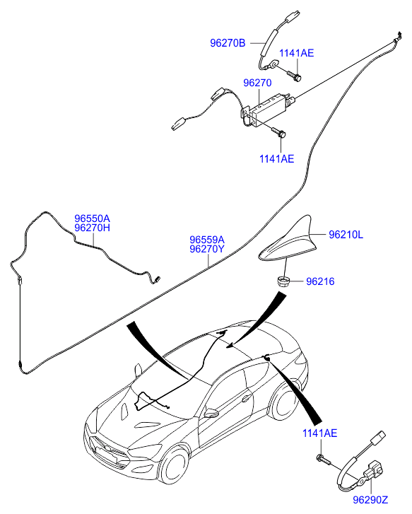 A/C SYSTEM - COOLER LINE, FRONT