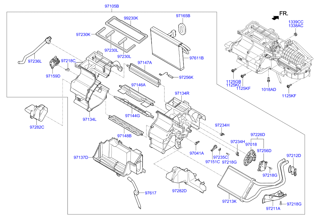 A/C SYSTEM - COOLER LINE, FRONT