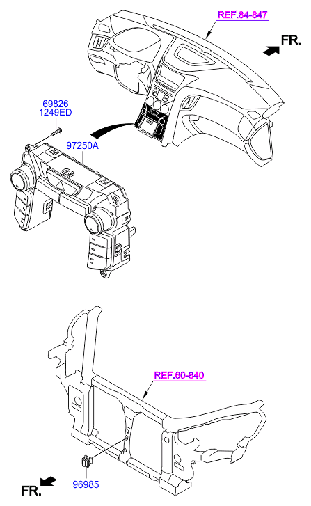 A/C SYSTEM - COOLER LINE, FRONT