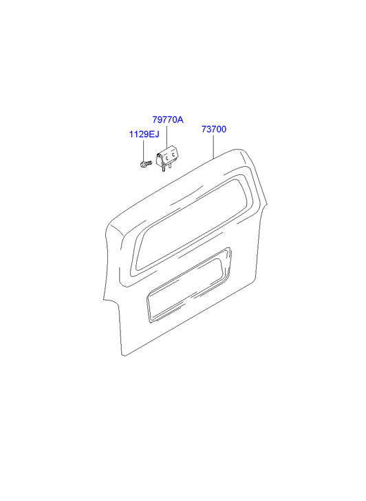 PANEL - REAR DOOR