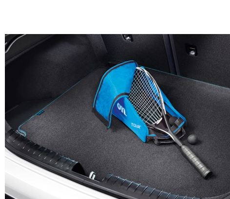 TRUNK LINER WITH BLUE ACCENT