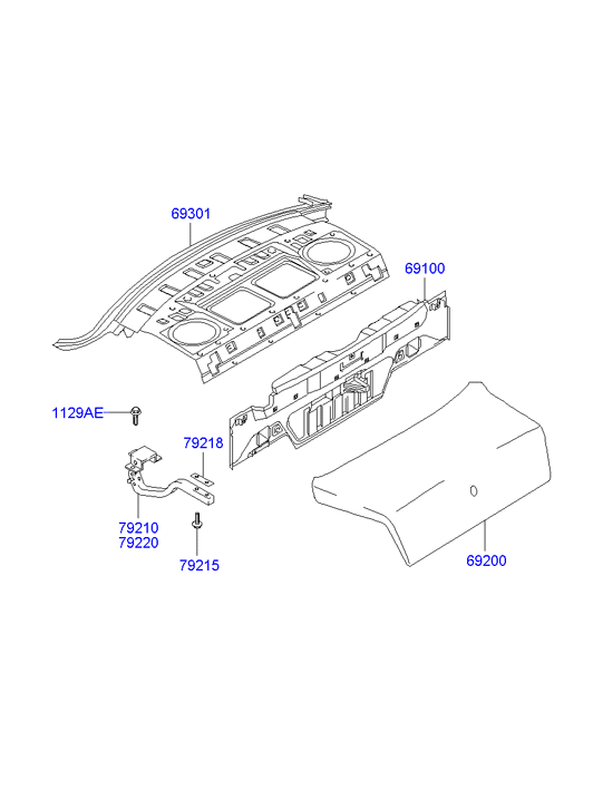 PANEL - REAR DOOR