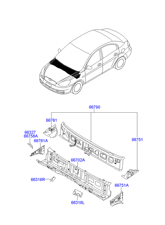 PANEL - REAR DOOR