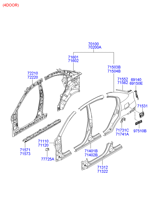 PANEL - REAR DOOR