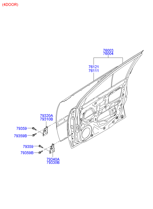 PANEL - REAR DOOR