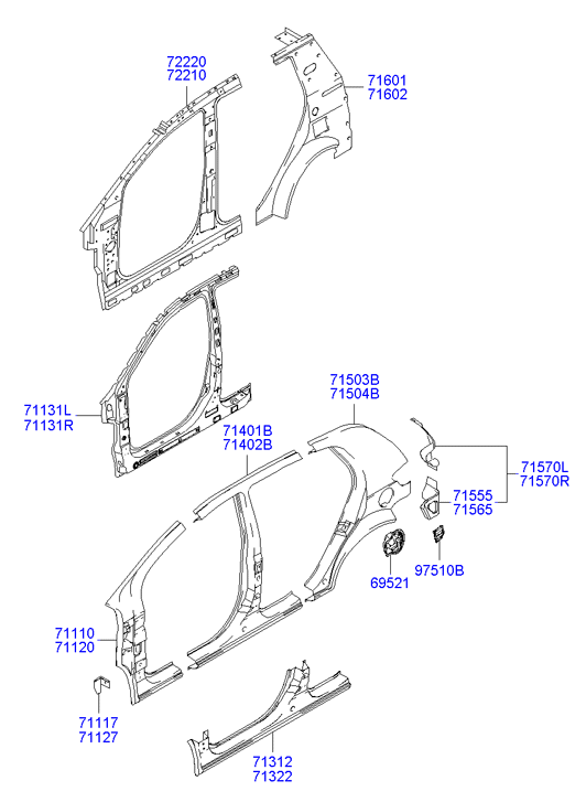 PANEL - REAR DOOR