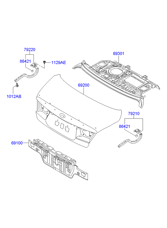 PANEL - REAR DOOR