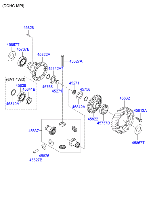 DRIVE SHAFT (REAR)