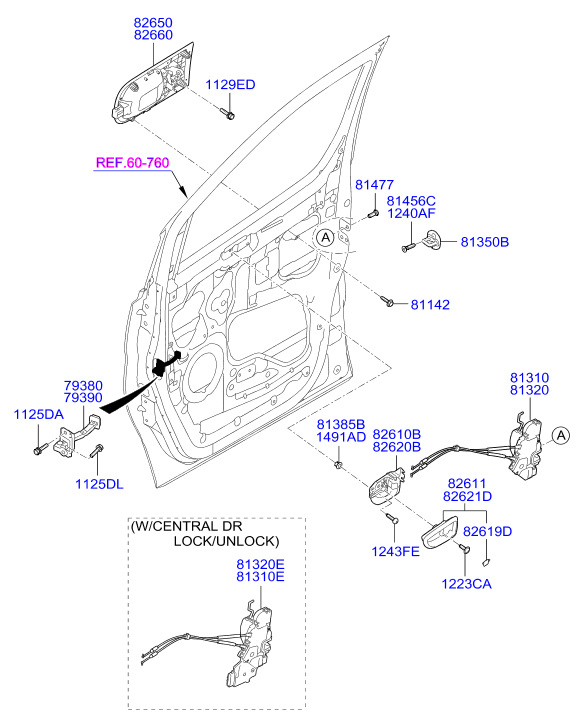 HARDWARE - REAR SEAT