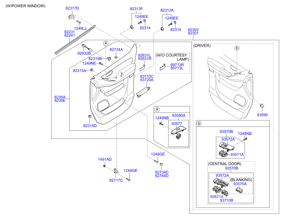 HARDWARE - REAR SEAT