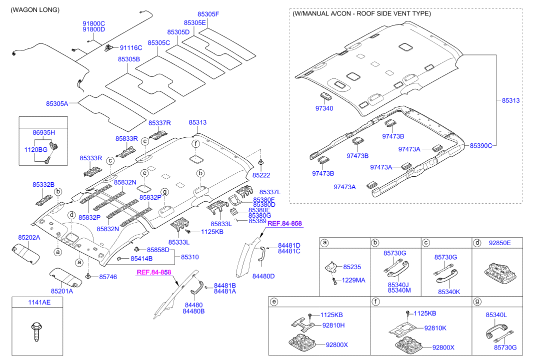 HARDWARE - REAR SEAT