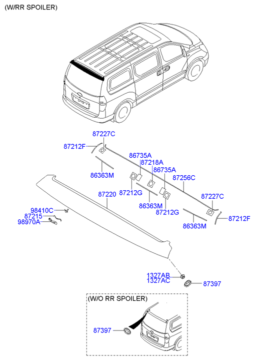 HARDWARE - REAR SEAT