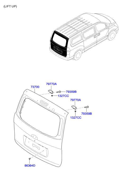 PANEL - REAR DOOR