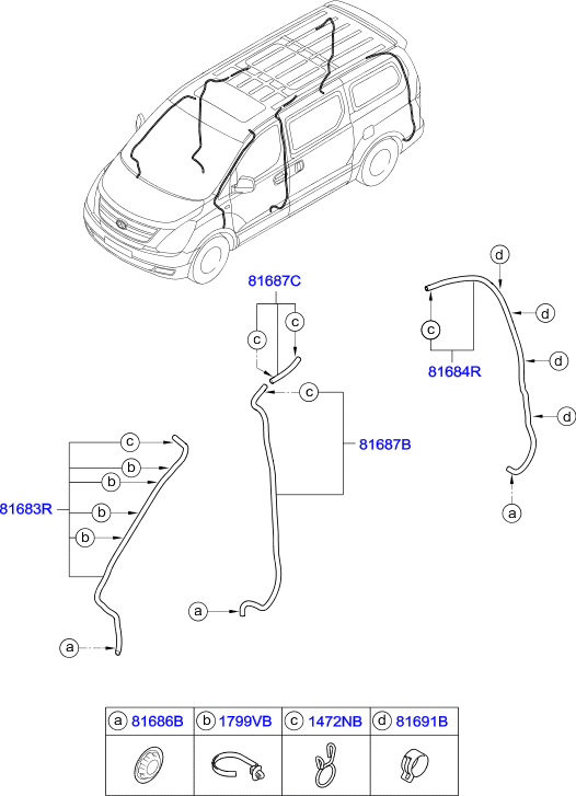 HARDWARE - REAR SEAT