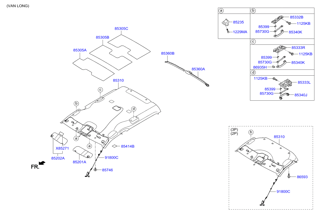 HARDWARE - REAR SEAT