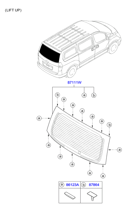 HARDWARE - REAR SEAT