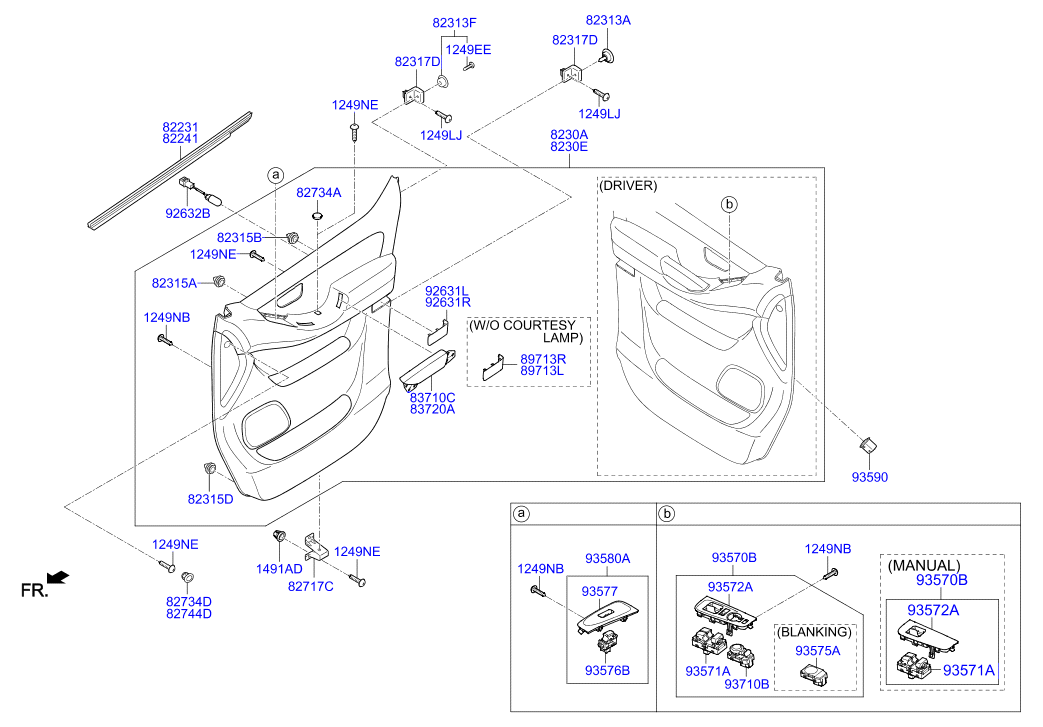 HARDWARE - REAR SEAT