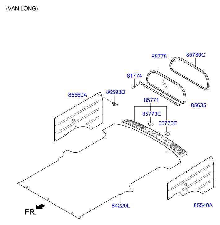 HARDWARE - REAR SEAT