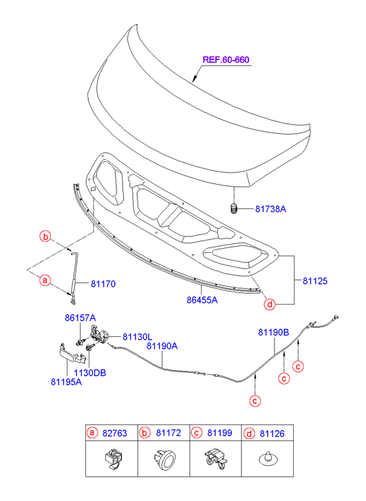 HARDWARE - REAR SEAT