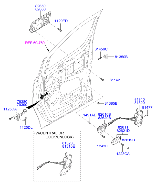 HARDWARE - REAR SEAT