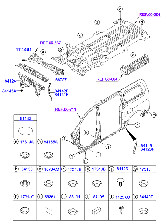 HARDWARE - REAR SEAT