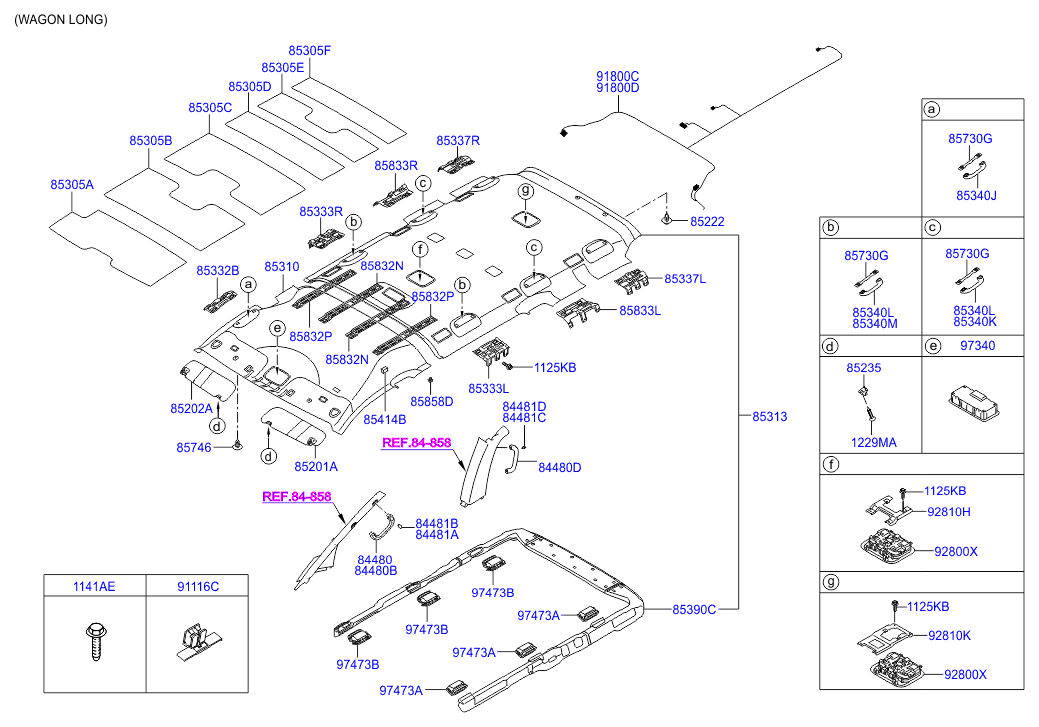 HARDWARE - REAR SEAT