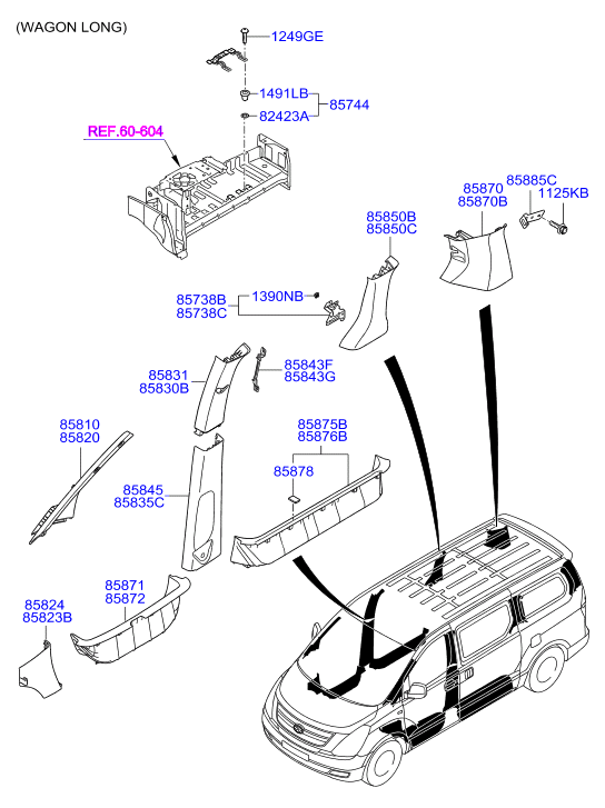 HARDWARE - REAR SEAT