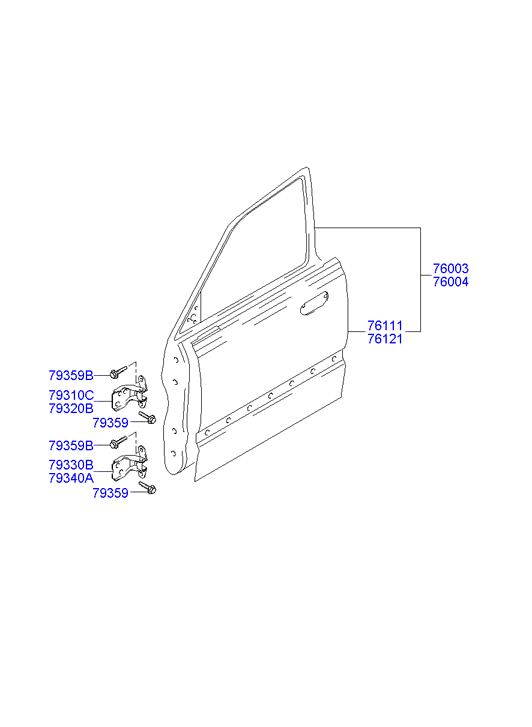 PANEL - REAR DOOR