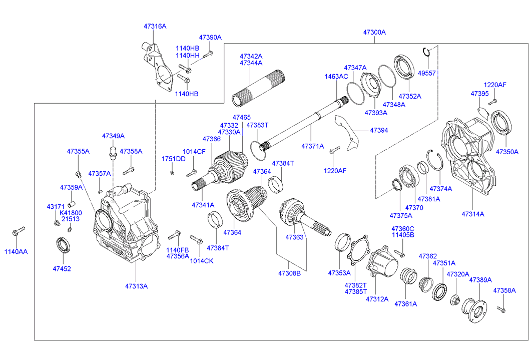 DRIVE SHAFT (2WD)