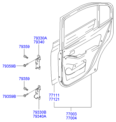 PANEL - REAR DOOR