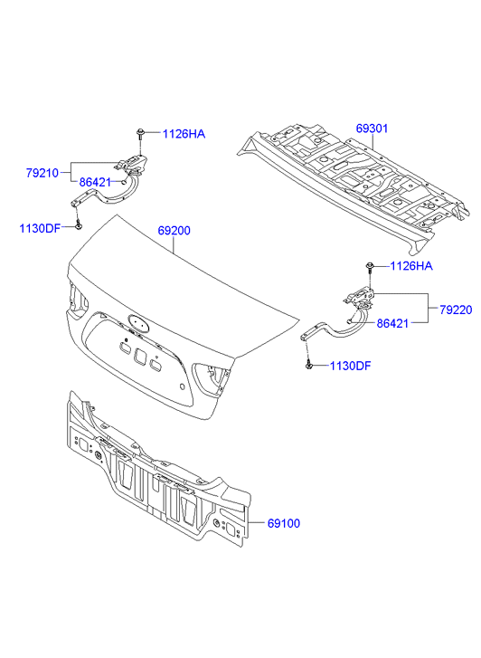 PANEL - REAR DOOR