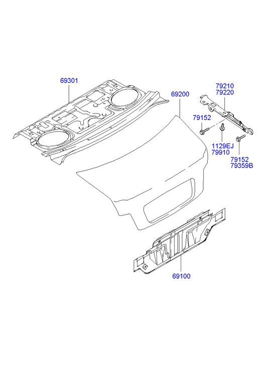 PANEL - REAR DOOR