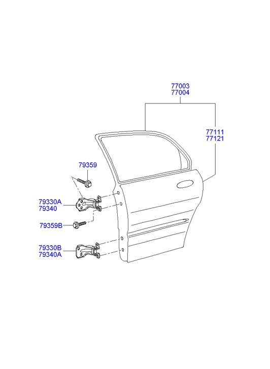 PANEL - REAR DOOR