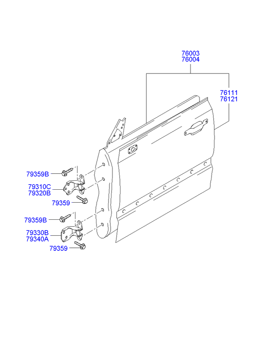 PANEL - REAR DOOR