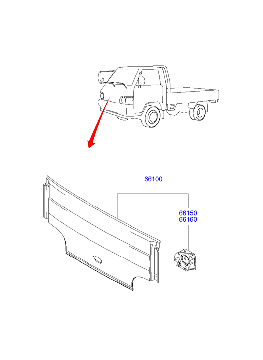 PANEL - REAR DOOR