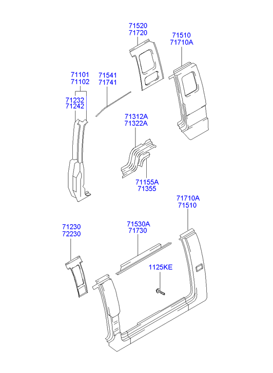 PANEL - REAR DOOR