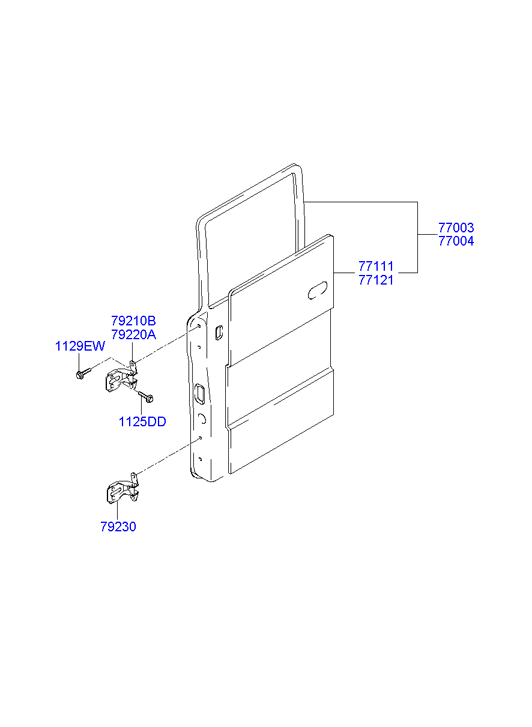 PANEL - REAR DOOR